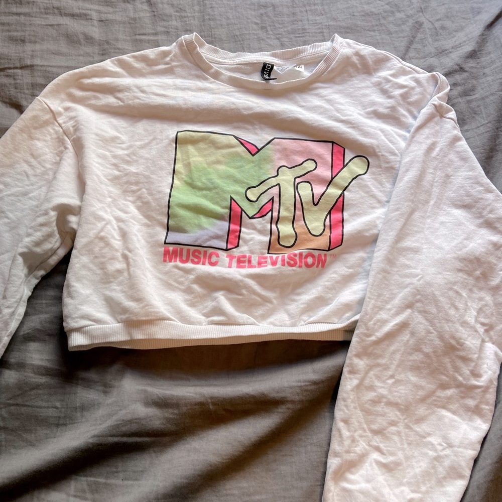 MTV crop top sweatshirt